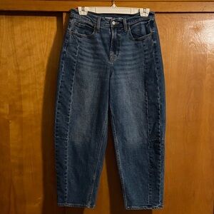 Old Navy High Rise Barrel Leg Jeans